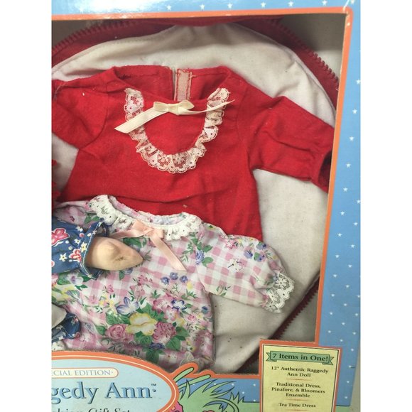 Vintage Applause Special Edition Raggedy Ann Fashion Gift Set - Picture 6 of 10
